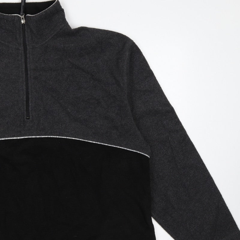 GAP Men’s Multicoloured XL 1/4 Zip Fleece Pullover Sweatshirt