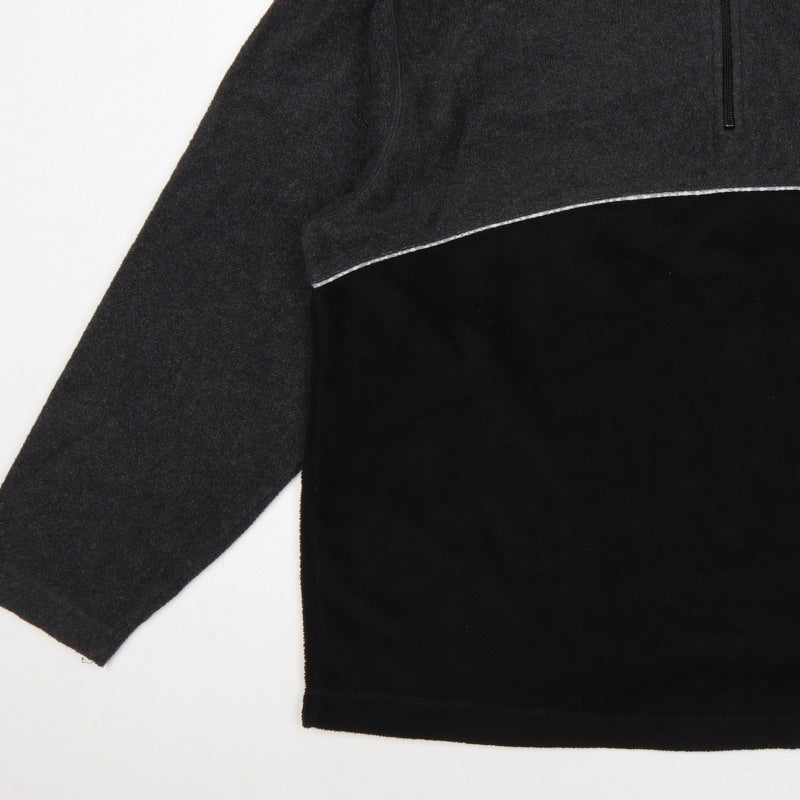GAP Men’s Multicoloured XL 1/4 Zip Fleece Pullover Sweatshirt