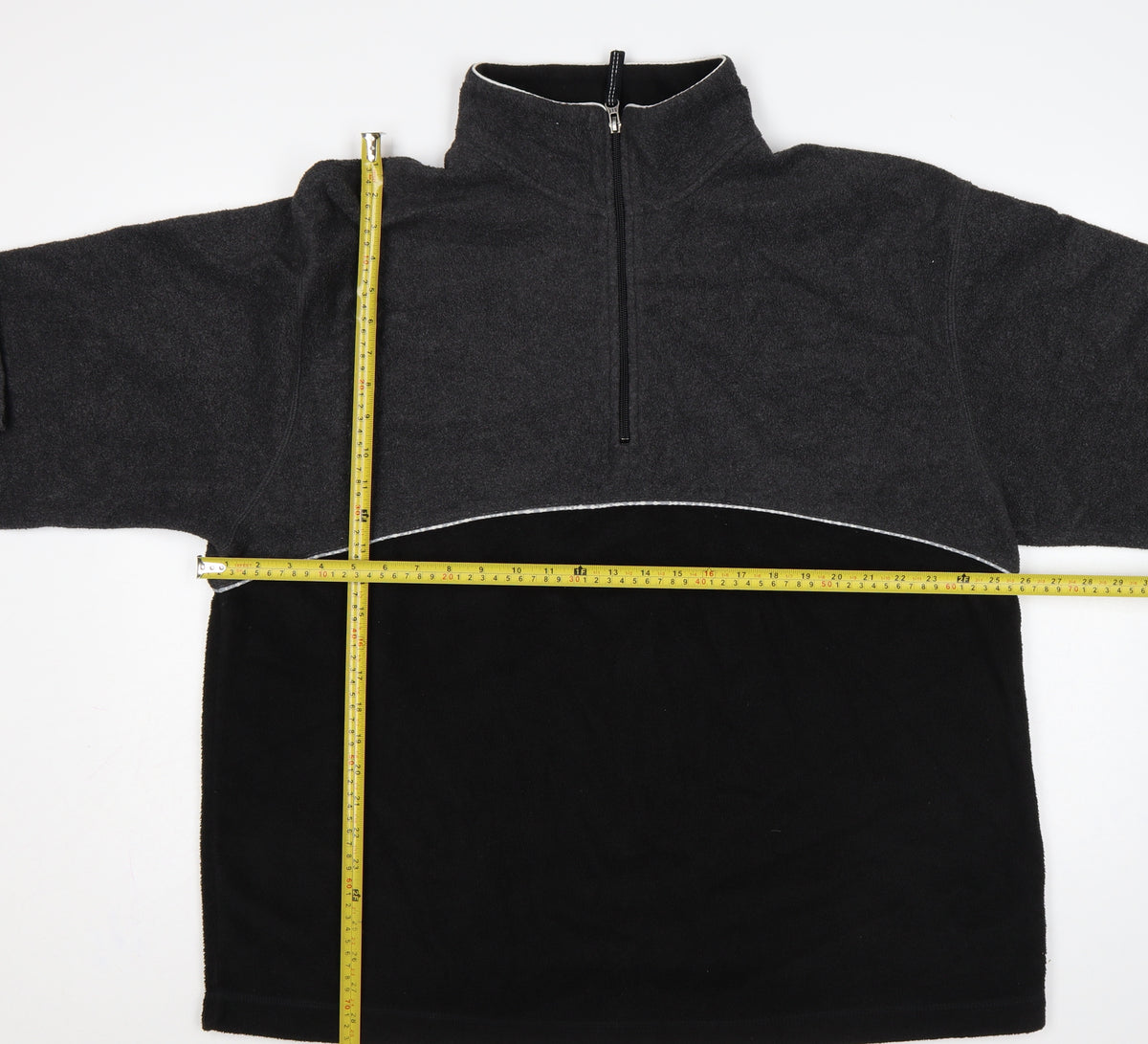 GAP Men’s Multicoloured XL 1/4 Zip Fleece Pullover Sweatshirt