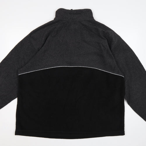GAP Men’s Multicoloured XL 1/4 Zip Fleece Pullover Sweatshirt