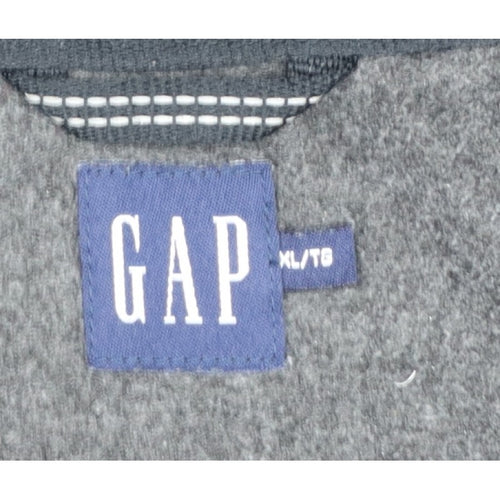 GAP Men’s Multicoloured XL 1/4 Zip Fleece Pullover Sweatshirt