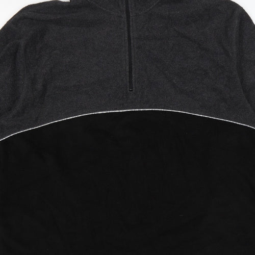 GAP Men’s Multicoloured XL 1/4 Zip Fleece Pullover Sweatshirt