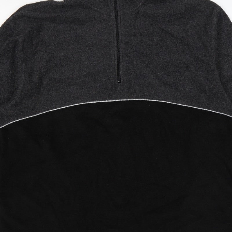 GAP Men’s Multicoloured XL 1/4 Zip Fleece Pullover Sweatshirt