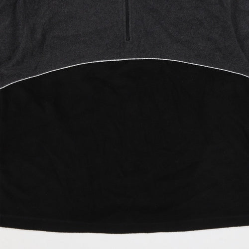 GAP Men’s Multicoloured XL 1/4 Zip Fleece Pullover Sweatshirt