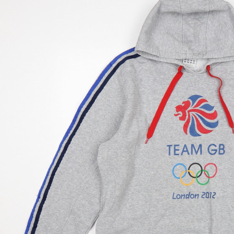 Adidas Men Grey XL Team GB London 2012 Olympic Pullover Hoodie