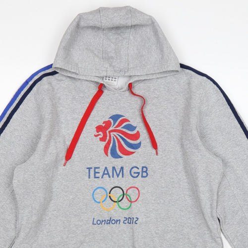 Adidas Men Grey XL Team GB London 2012 Olympic Pullover Hoodie
