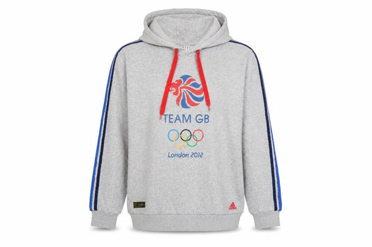 Adidas Men Grey XL Team GB London 2012 Olympic Pullover Hoodie