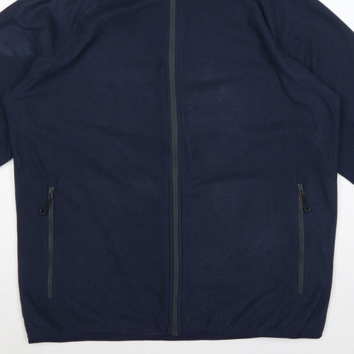 Regatta Professional Men's Blue XL Hooded Full Zip Fleece Jacket