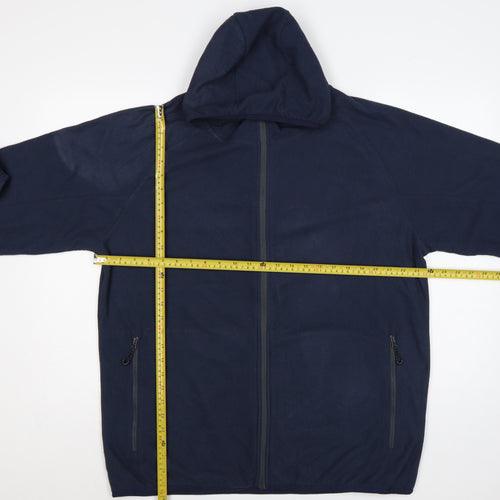 Regatta Professional Men's Blue XL Hooded Full Zip Fleece Jacket