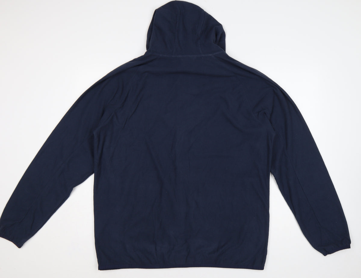 Regatta Professional Men's Blue XL Hooded Full Zip Fleece Jacket