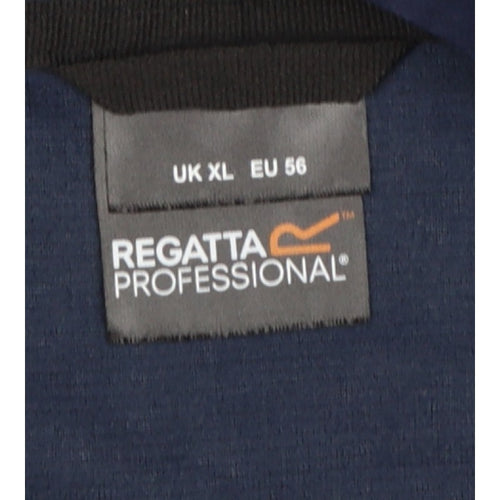 Regatta Professional Men's Blue XL Hooded Full Zip Fleece Jacket