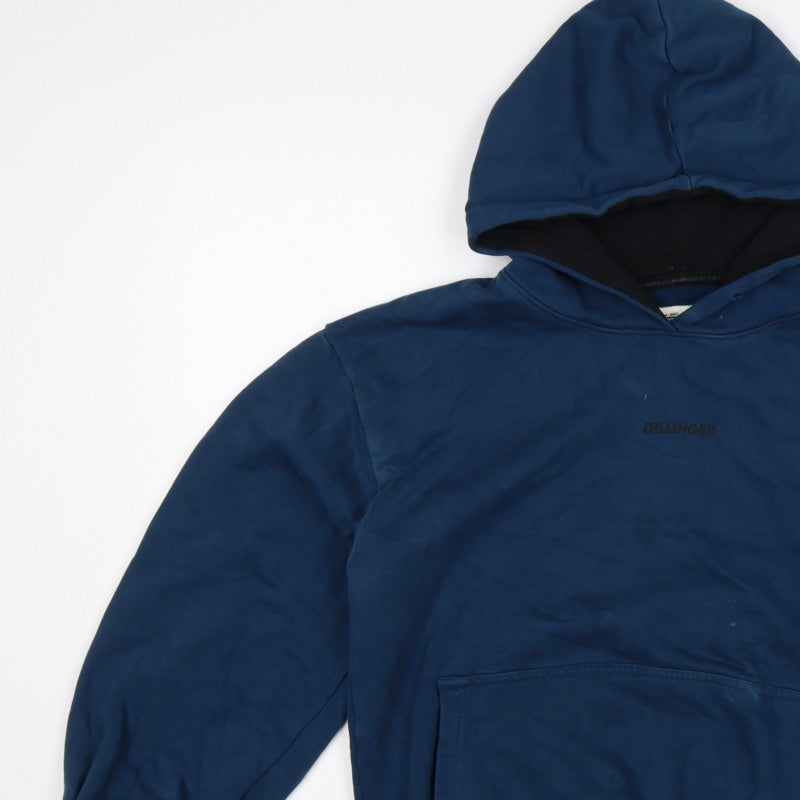 Additional view of Dillinger Men’s Blue L Pullover Hooded Cotton Logo Hoodie
