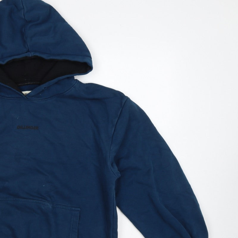 Additional view of Dillinger Men’s Blue L Pullover Hooded Cotton Logo Hoodie