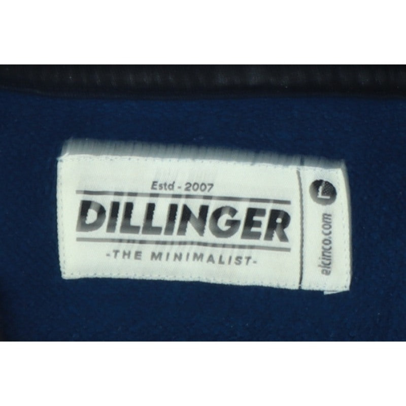 Additional view of Dillinger Men’s Blue L Pullover Hooded Cotton Logo Hoodie