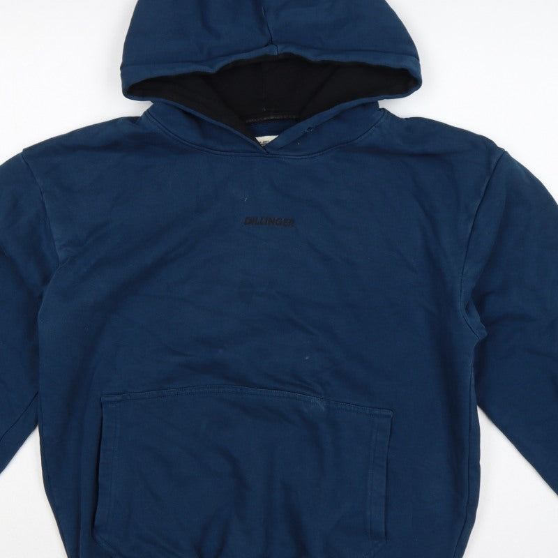 Additional view of Dillinger Men’s Blue L Pullover Hooded Cotton Logo Hoodie