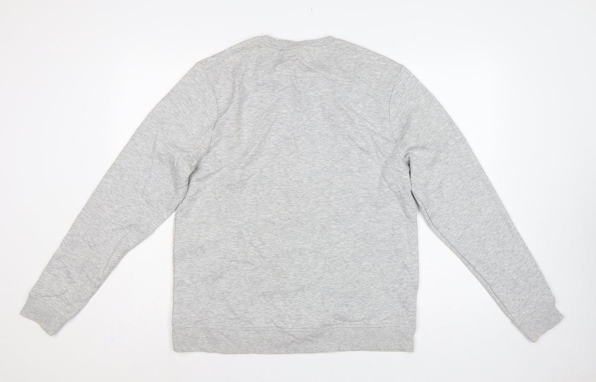 Next Girls Grey 16 Years Pullover Sweatshirt Christmas Snowman Sequin