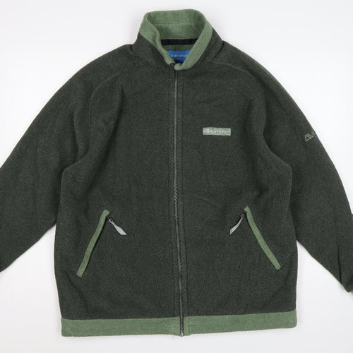 Karrimor Men’s Green M Full Zip Fleece Jacket Hiking Outdoor