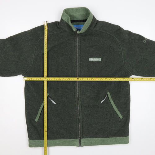 Karrimor Men’s Green M Full Zip Fleece Jacket Hiking Outdoor
