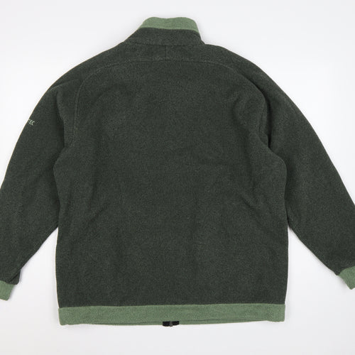 Karrimor Men’s Green M Full Zip Fleece Jacket Hiking Outdoor