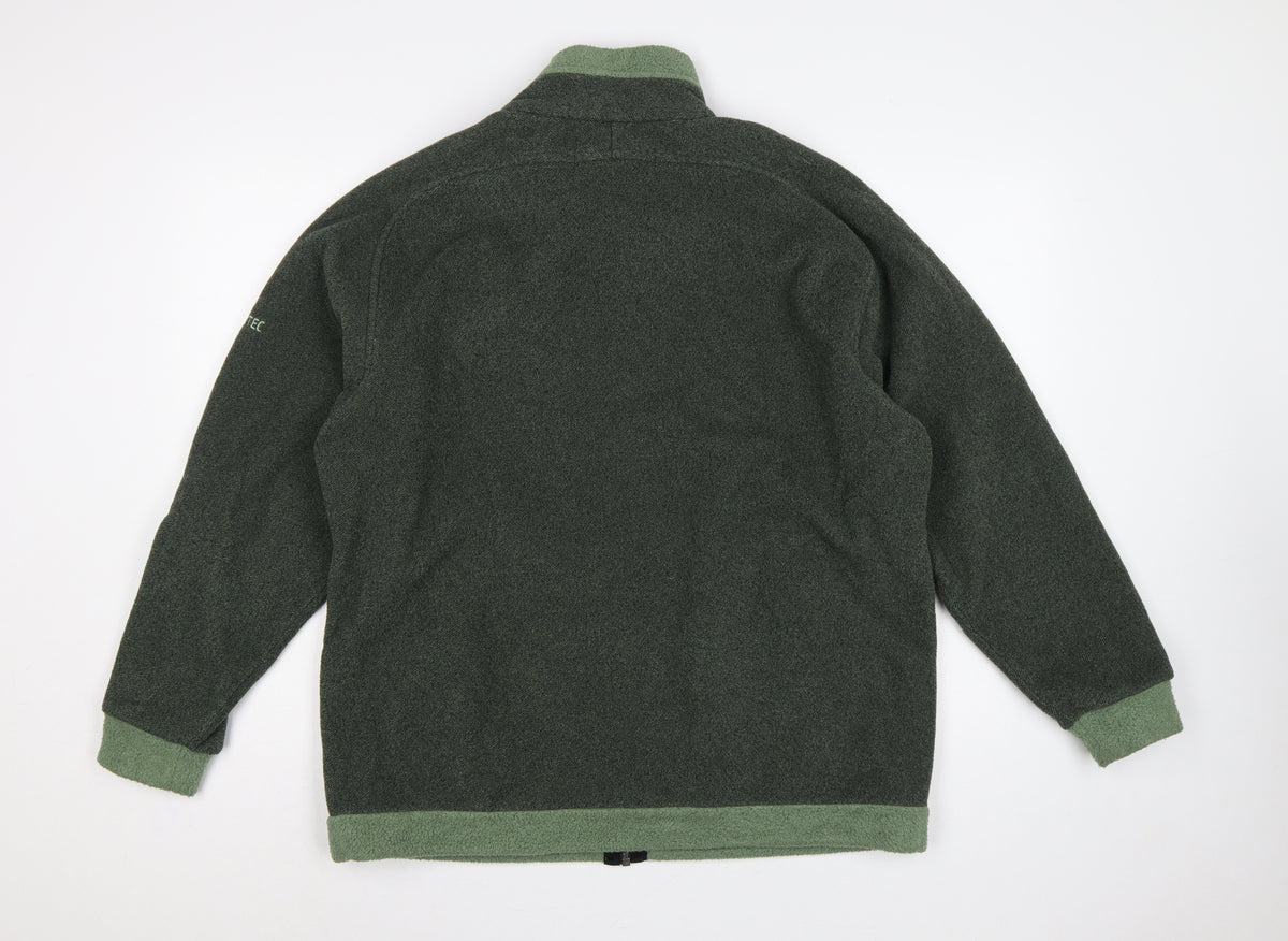 Karrimor Men’s Green M Full Zip Fleece Jacket Hiking Outdoor
