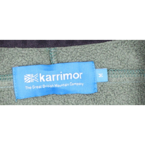 Karrimor Men’s Green M Full Zip Fleece Jacket Hiking Outdoor