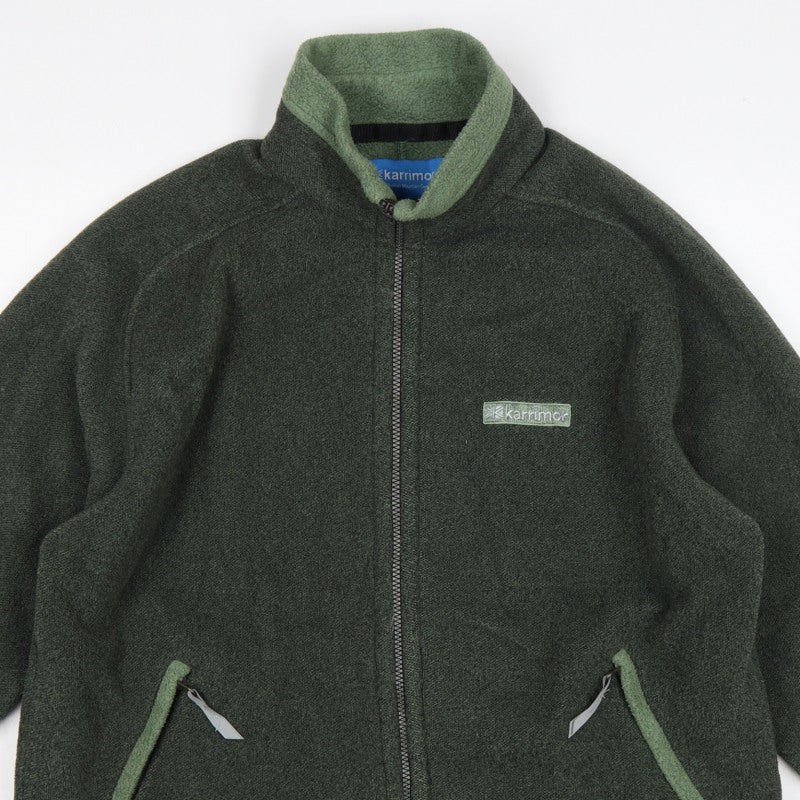 Karrimor Men’s Green M Full Zip Fleece Jacket Hiking Outdoor