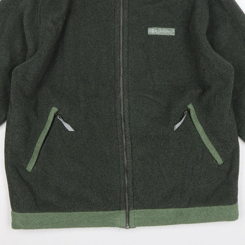 Karrimor Men’s Green M Full Zip Fleece Jacket Hiking Outdoor
