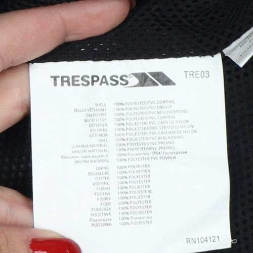 Trespass Boys Black 7-8 Years Ski Jacket Waterproof Windproof TP50