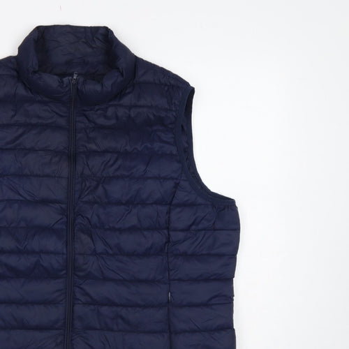 St. Bernard Womens Blue UK 22 Quilted Puffer Bodywarmer Waistcoat