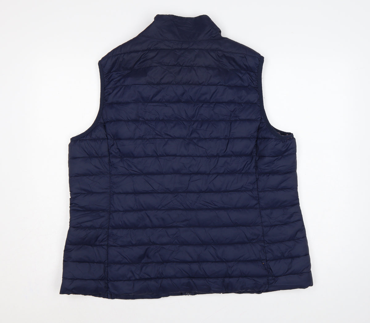 St. Bernard Womens Blue UK 22 Quilted Puffer Bodywarmer Waistcoat