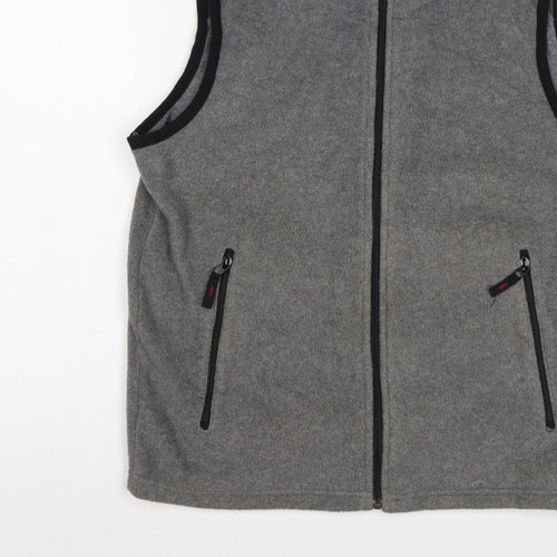 Old Navy Men’s Grey M Fleece Full Zip Outdoor Waistcoat Gilet
