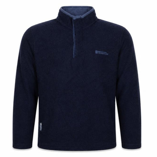 Mountain Warehouse Men’s Blue XL 1/4 Zip Fleece Sweatshirt