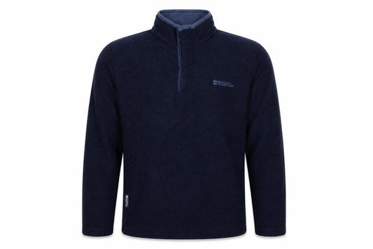 Mountain Warehouse Men’s Blue XL 1/4 Zip Fleece Sweatshirt