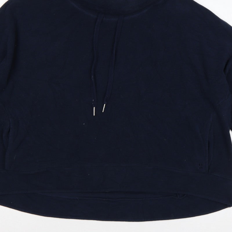 Additional view of Sweaty Betty Women’s Navy Blue XL Pullover High Neck Sweatshirt