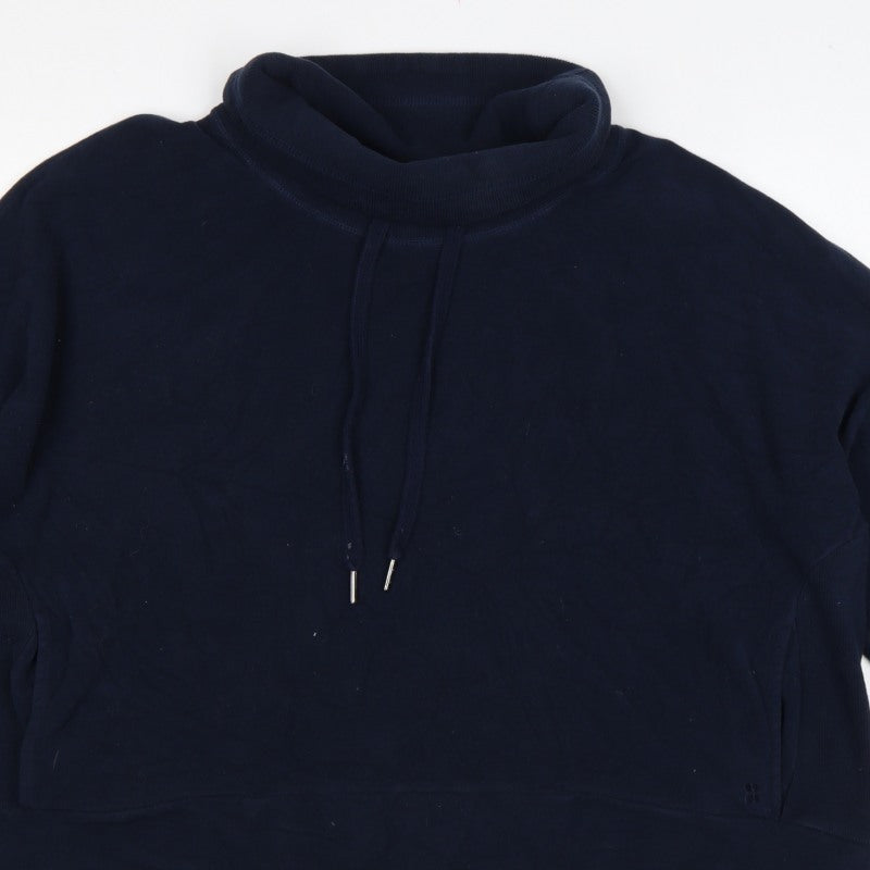 Additional view of Sweaty Betty Women’s Navy Blue XL Pullover High Neck Sweatshirt