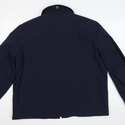 Marks and Spencer Men’s Blue 3XL Zip Front Lined Basic Jacket