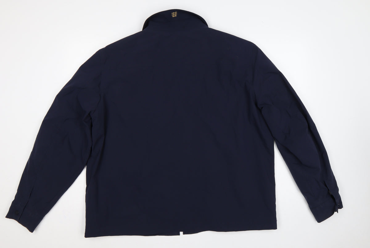 Marks and Spencer Men’s Blue 3XL Zip Front Lined Basic Jacket