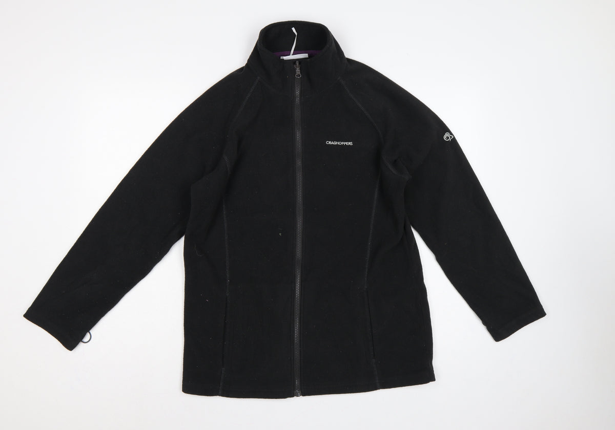 Craghoppers Women’s Black UK 12 Fleece Full Zip Outdoor Jacket