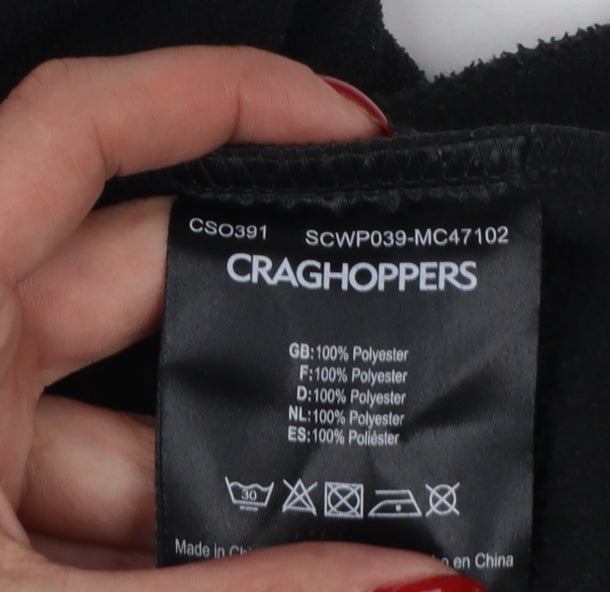 Craghoppers Women’s Black UK 12 Fleece Full Zip Outdoor Jacket