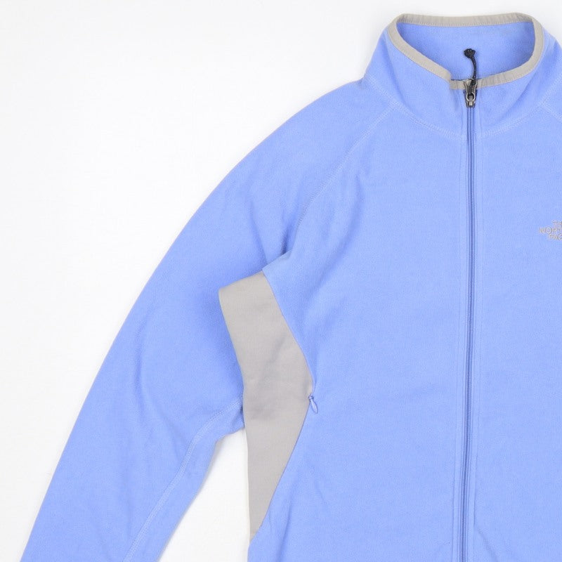 The North Face Women Blue L Flight Series Fleece Full Zip Jacket
