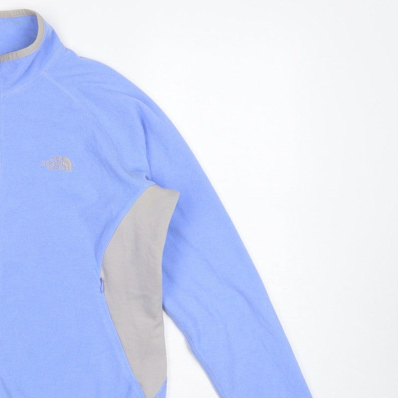 The North Face Women Blue L Flight Series Fleece Full Zip Jacket