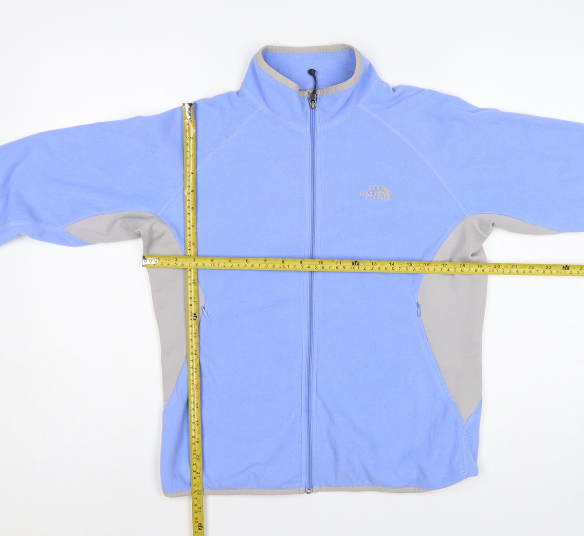 The North Face Women Blue L Flight Series Fleece Full Zip Jacket