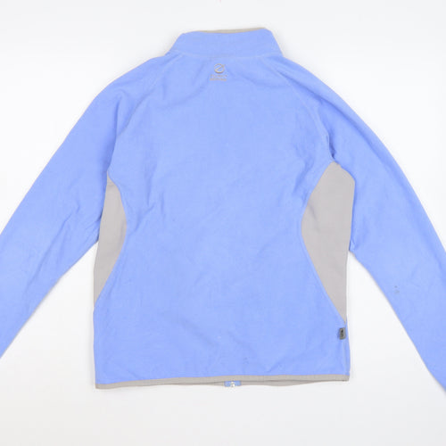 The North Face Women Blue L Flight Series Fleece Full Zip Jacket