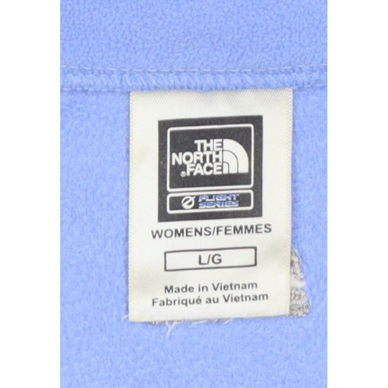 The North Face Women Blue L Flight Series Fleece Full Zip Jacket