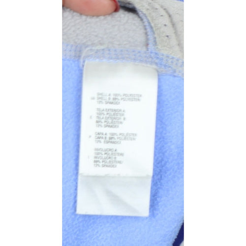 The North Face Women Blue L Flight Series Fleece Full Zip Jacket