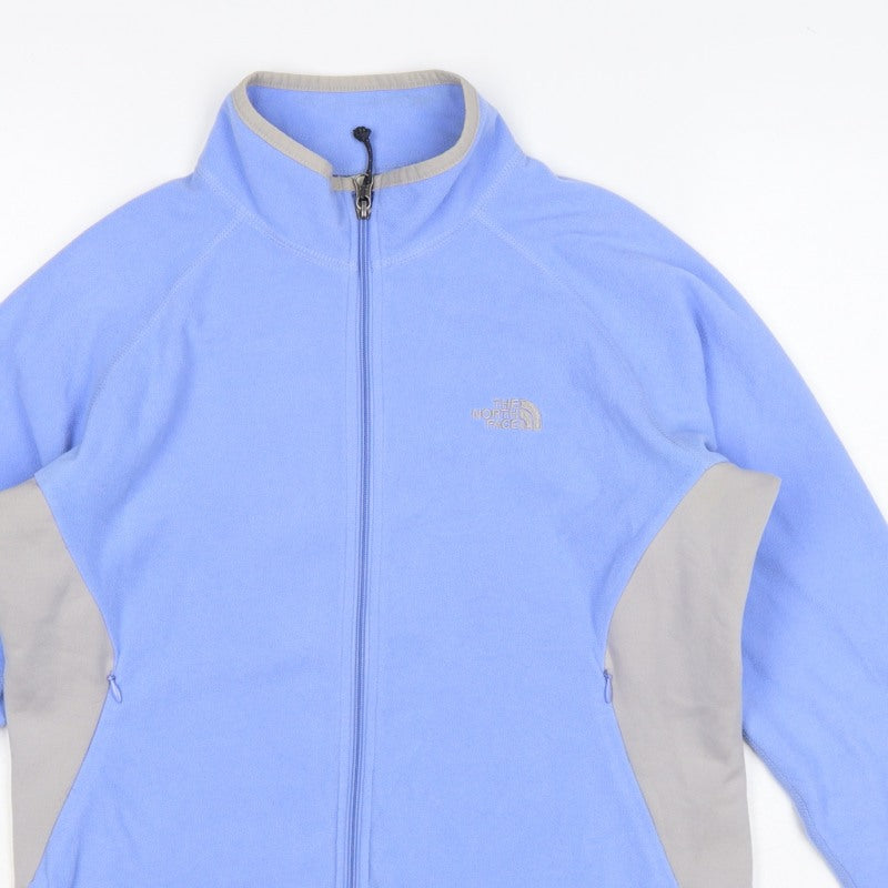 The North Face Women Blue L Flight Series Fleece Full Zip Jacket