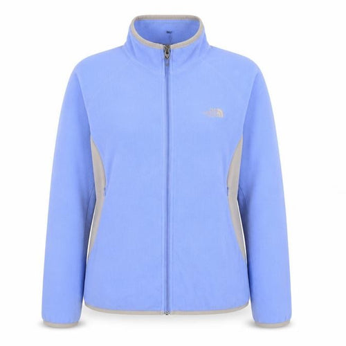 The North Face Women Blue L Flight Series Fleece Full Zip Jacket