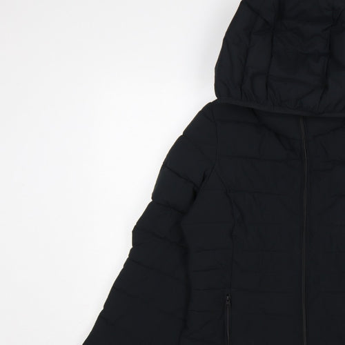 Abercrombie & Fitch Women Black M Lightweight Packable Puffer Jacket