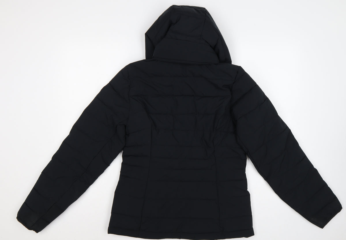 Abercrombie & Fitch Women Black M Lightweight Packable Puffer Jacket