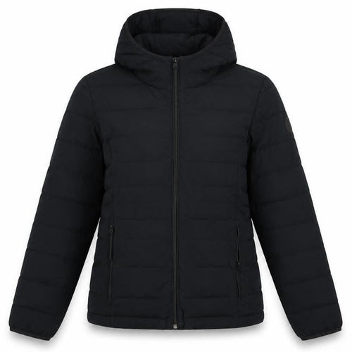 Abercrombie & Fitch Women Black M Lightweight Packable Puffer Jacket